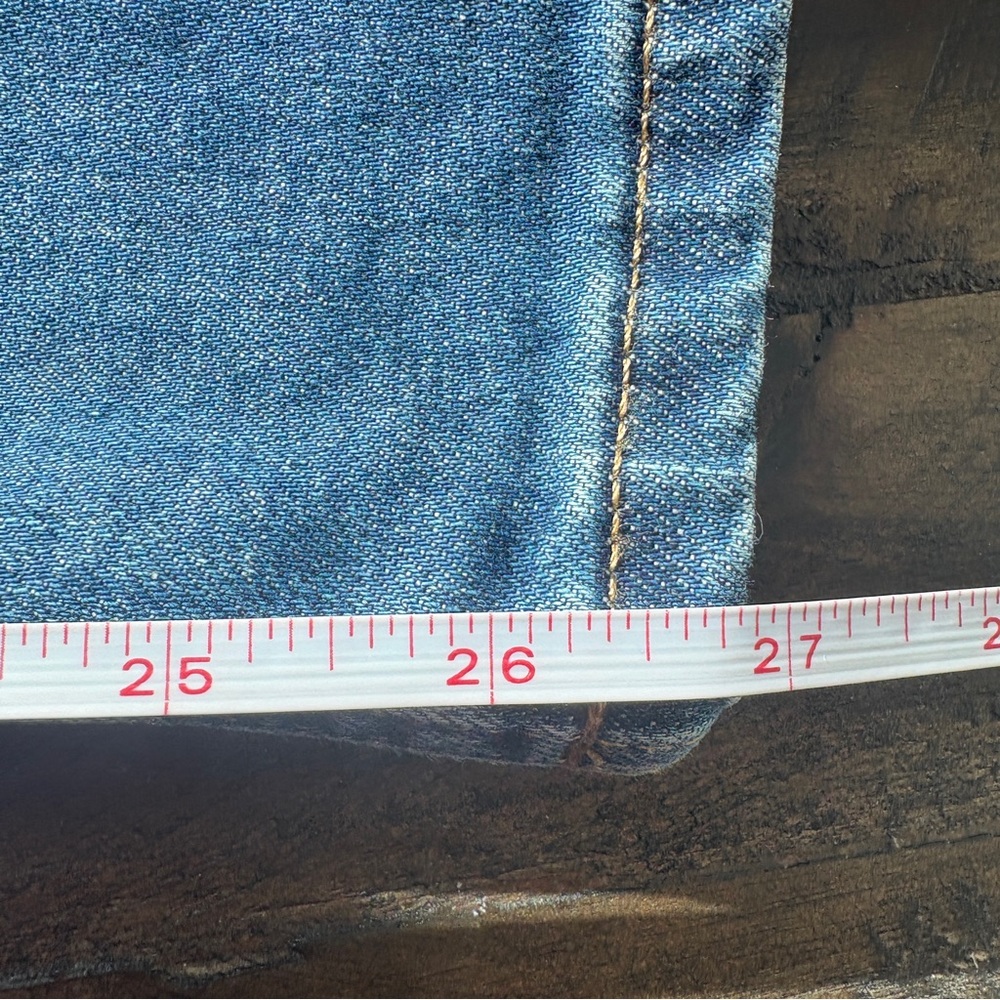 Everlane Mid Rise Straight Denim Jeans Womans 32 Regular Clean Classic Everyday - Picture 6 of 7